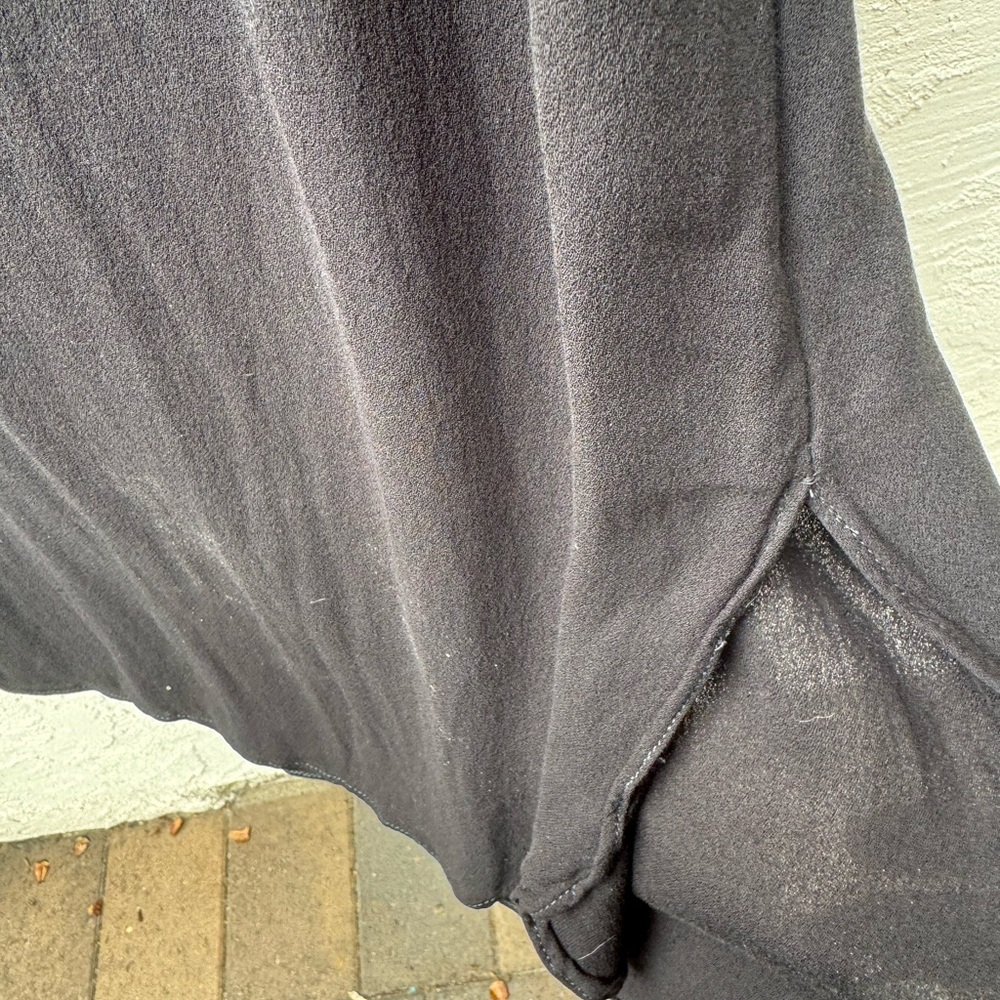 Akris Punto Black Tunic with Cream Trim - Picture 4 of 11